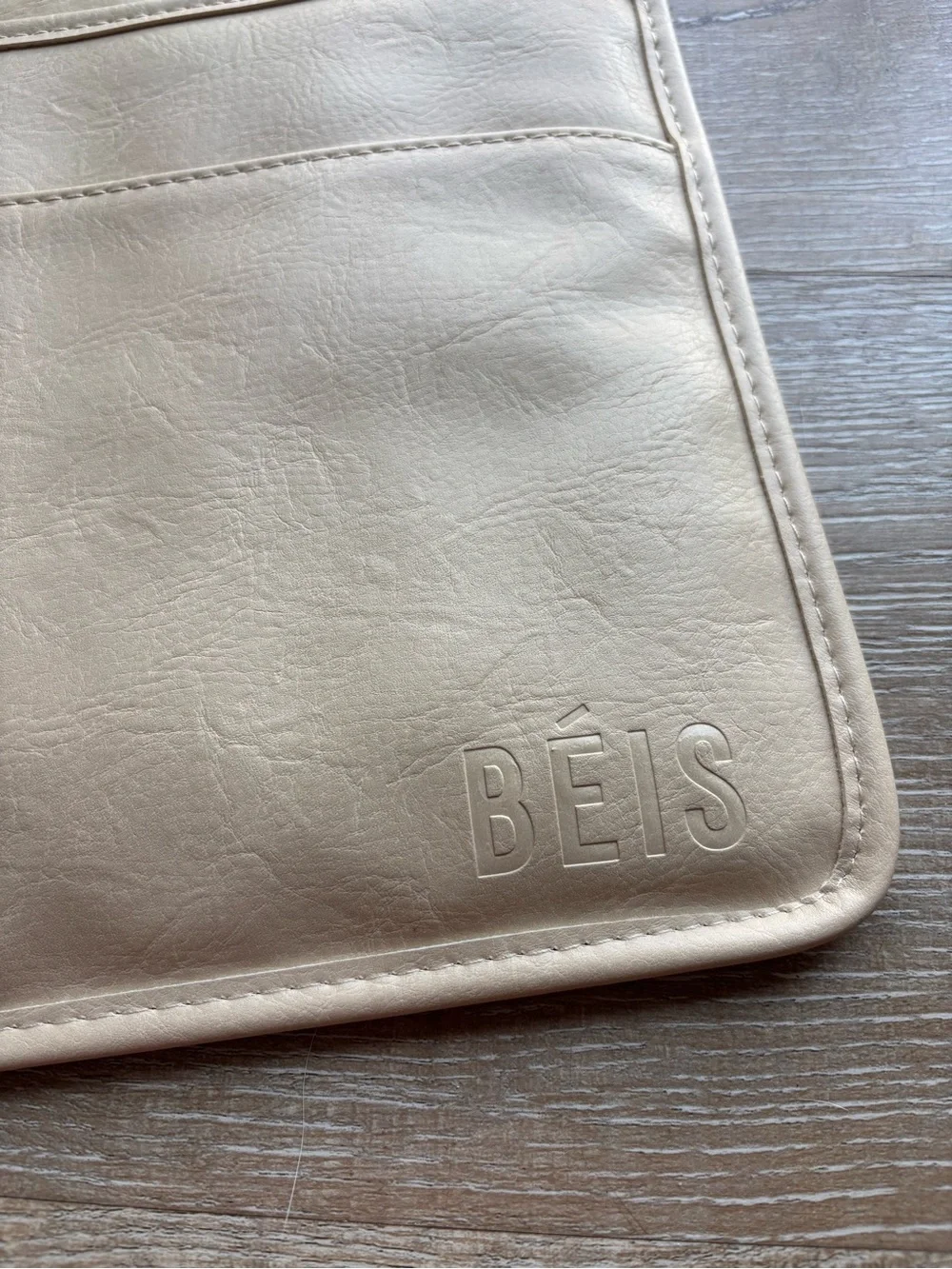 BEIS Light Beige Tech Sleeve with Velcro Closure